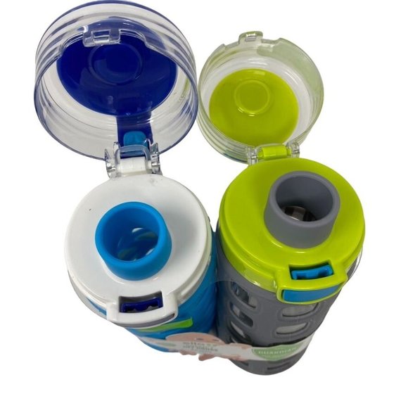 Ello Dash Tritan Water Bottles Carolina Blue/Grey 16 ozs - Picture 4 of 9